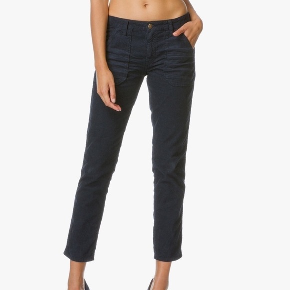 ba&sh Sally Navy Blue Corduroy Pants 31 - Picture 4 of 8